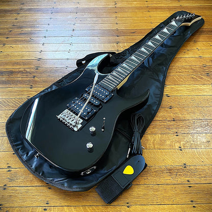 Full‑Size 24‑Fret Electric Guitar – Sawtooth Inlays, HSH Pickups, Tremolo Bridge12