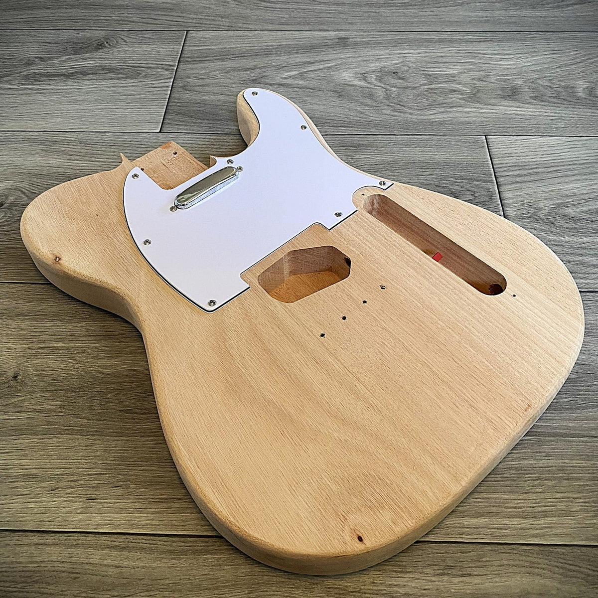 DIY Tele Style Electric Guitar Kit – Solid Mahogany Body, Solderless Starter Kit3