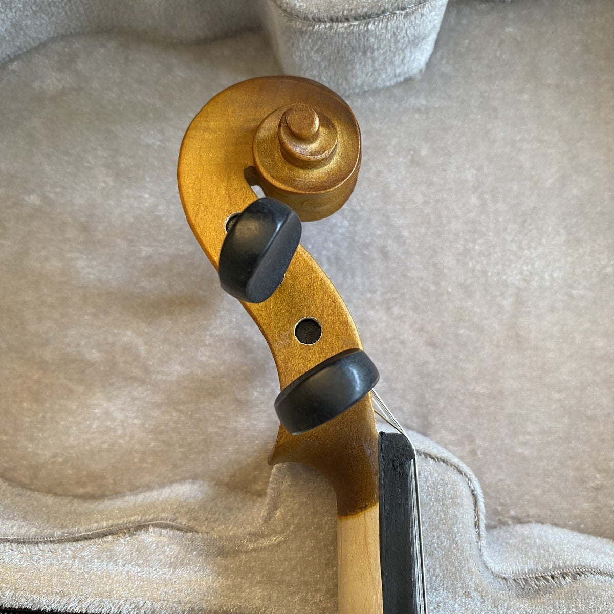Full-Size 4/4 Violin with Gorgeous Antiqued Finish, Case, Bow, Rosin and More5