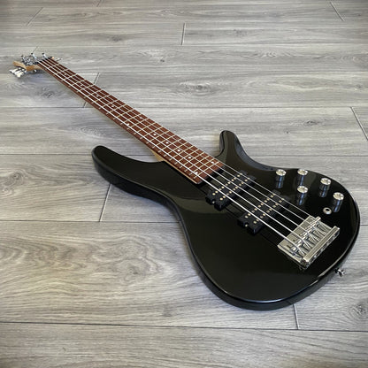 Black 5‑String Bass Guitar – Full‑Size, 24‑Fret Laurel Fretboard, HH Pickups4