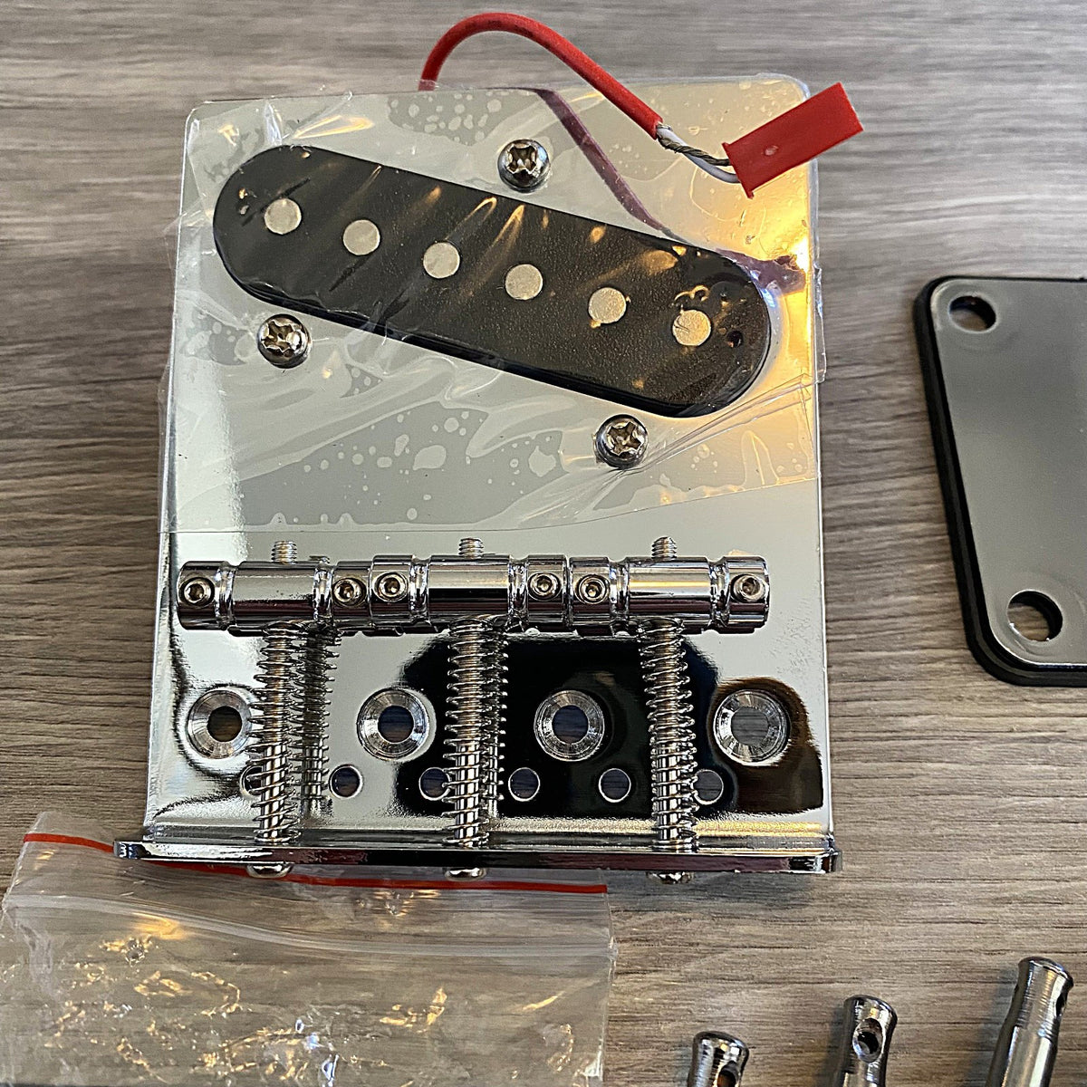 DIY Tele Style Electric Guitar Kit – Solid Mahogany Body, Solderless Starter Kit9