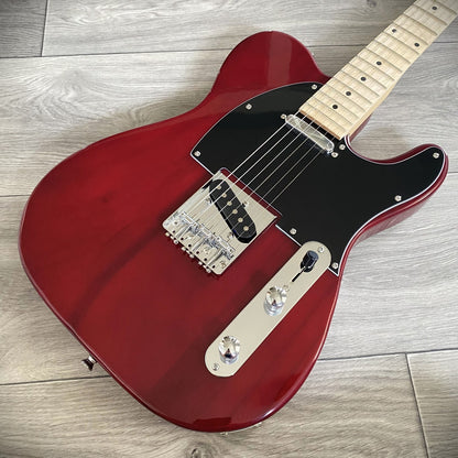 Crimson Red Electric Guitar – Full‑Size, Single Cutaway, Maple Neck & Fretboard19