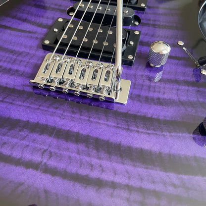 Full-Size Purple Electric Guitar and 5-Watt Amp Starter Package with Accessories5