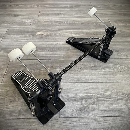 Double Bass Drum Kick Pedal, Adjustable Drive and Beaters, Wool Felt Hammers10
