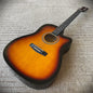 41" Sunburst Acoustic Guitar Starter Kit – Full Size Cutaway, Bag, Tuner, Capo0