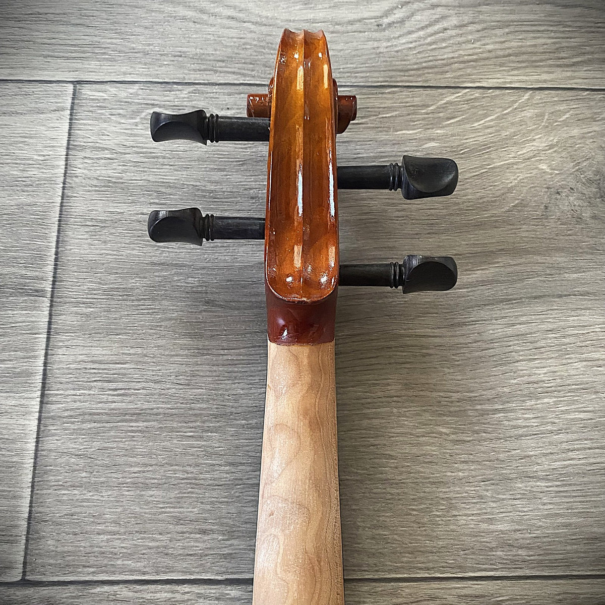Full-Size 4/4 Violin Fiddle with Preset Bridge, Case w/ Hygrometer, Bow and More8