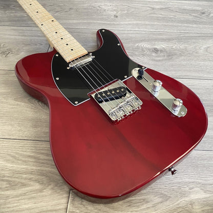 Crimson Red Electric Guitar – Full‑Size, Single Cutaway, Maple Neck & Fretboard20