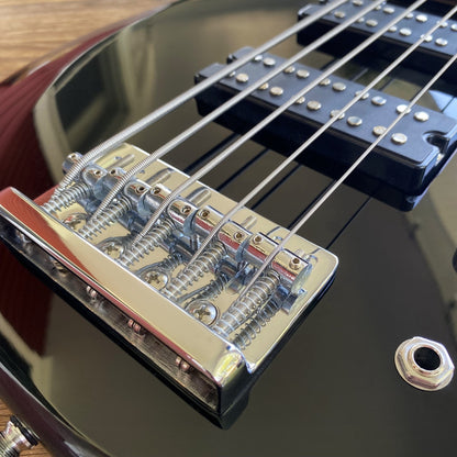 Black 5‑String Bass Guitar – Full‑Size, 24‑Fret Laurel Fretboard, HH Pickups8