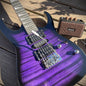 Full-Size Purple Electric Guitar and 5-Watt Amp Starter Package with Accessories0