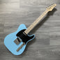 Full‑Size Arctic Blue Electric Guitar – Dual Single‑Coil Pickups, Maple Neck0