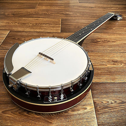 6-String Banjo Guitar - Full-Size Banjitar, Guitjo for Guitar & Banjo Players0
