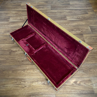 Bass Guitar Hard Case – Fits Jazz & P Style, Lockable 4 & 5 String Basses w/ Key2