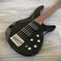 Black 5‑String Bass Guitar – Full‑Size, 24‑Fret Laurel Fretboard, HH Pickups0