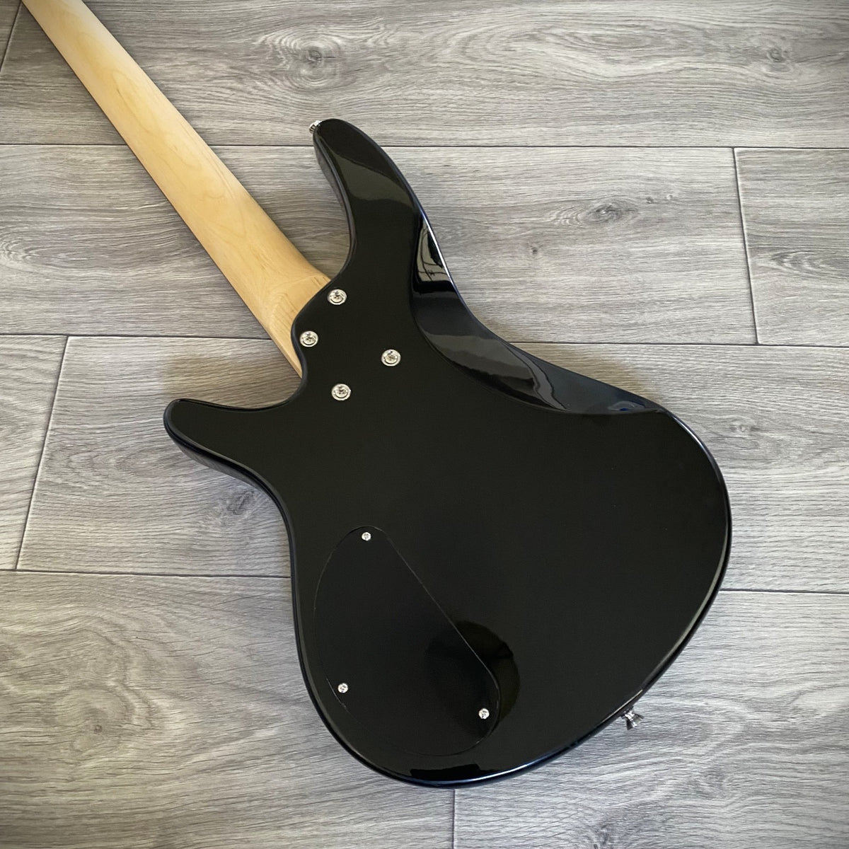 Black 5‑String Bass Guitar – Full‑Size, 24‑Fret Laurel Fretboard, HH Pickups17