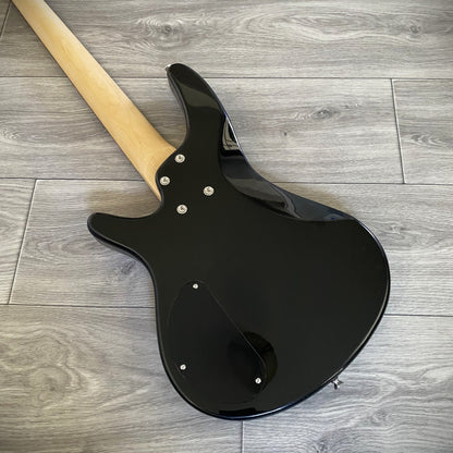 Black 5‑String Bass Guitar – Full‑Size, 24‑Fret Laurel Fretboard, HH Pickups17