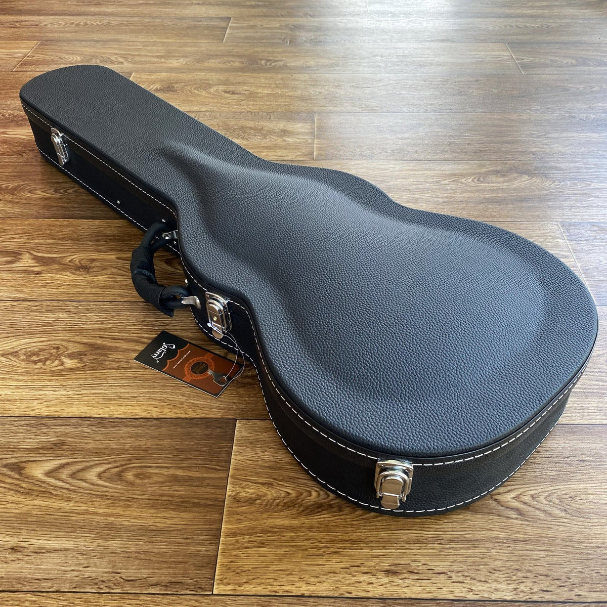 Black Arched Hard-Shell Electric Guitar Case for LP-Style and Les Paul Guitars0