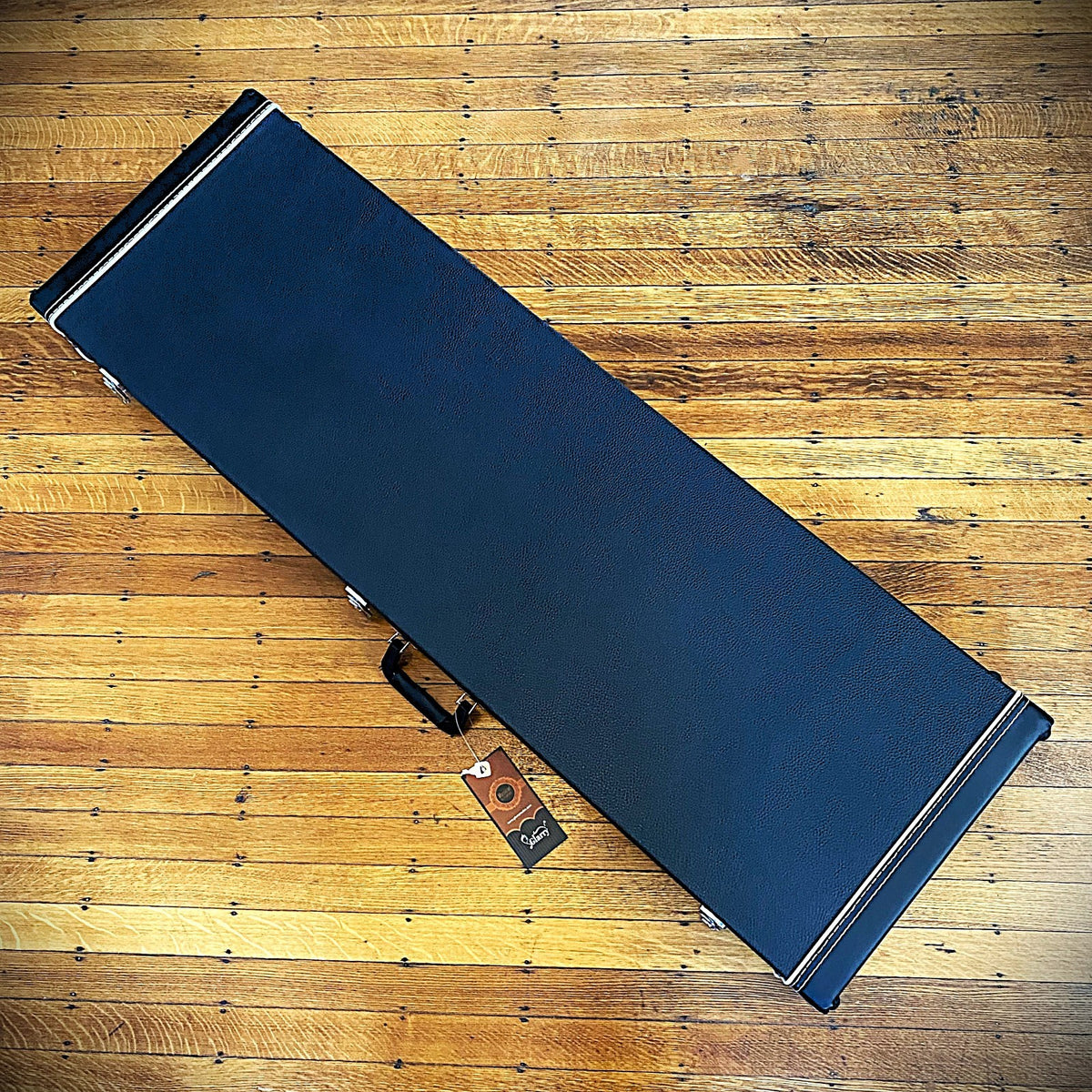 Black Hardshell Bass Guitar Case – Fits Most 4  and  5 String Basses, Lockable1