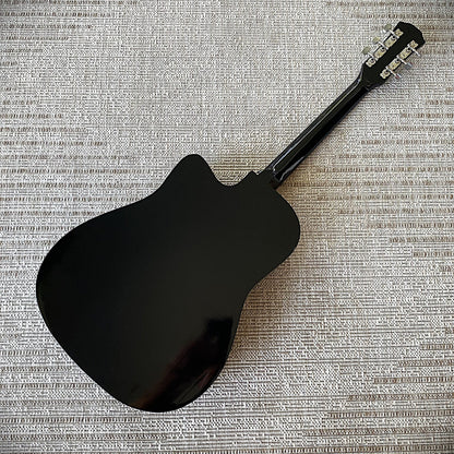 41" Sunburst Acoustic Guitar Starter Kit – Full Size Cutaway, Bag, Tuner, Capo10